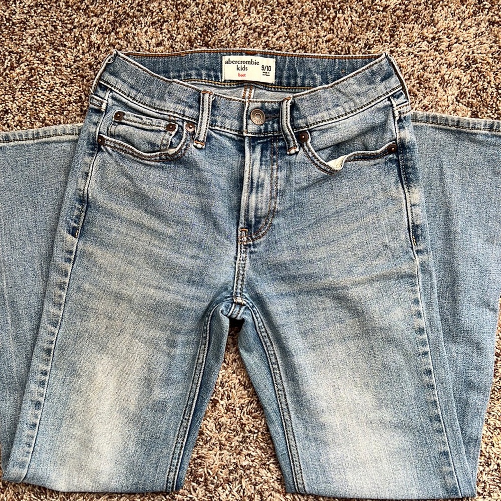 Boys Abercrombie boot cut jeans